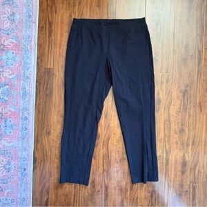 Eileen Fisher stretch crepe pull on trousers